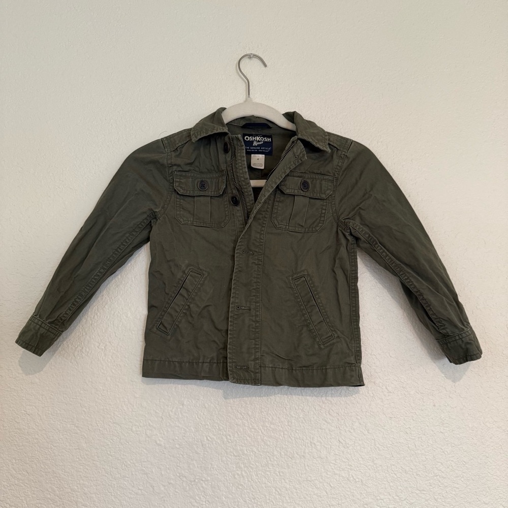 Oshkosh boy military jacket